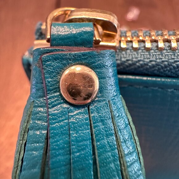 Anya Hindmarch Zip Card Case Pouch Wallet Clutch Amused Face Eyes 🫤 - Picture 4 of 7